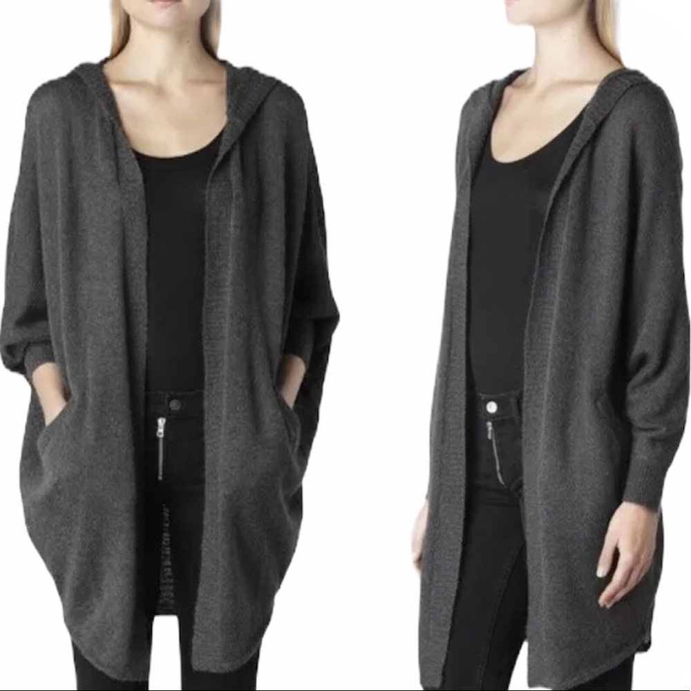 All Saints Devetta wool mohair cardigan sweater S